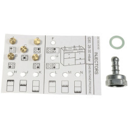 KIT D’INJECTEURS CUISINIÈRE À GAZ BUTANE BEKO, EUROMAID, LEISURE C00869264