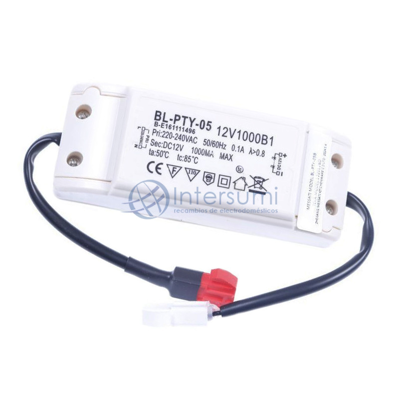 TRANSFORMADOR LUCES LED PARA CAMPANA EXTRACTORA TEKA 89220126