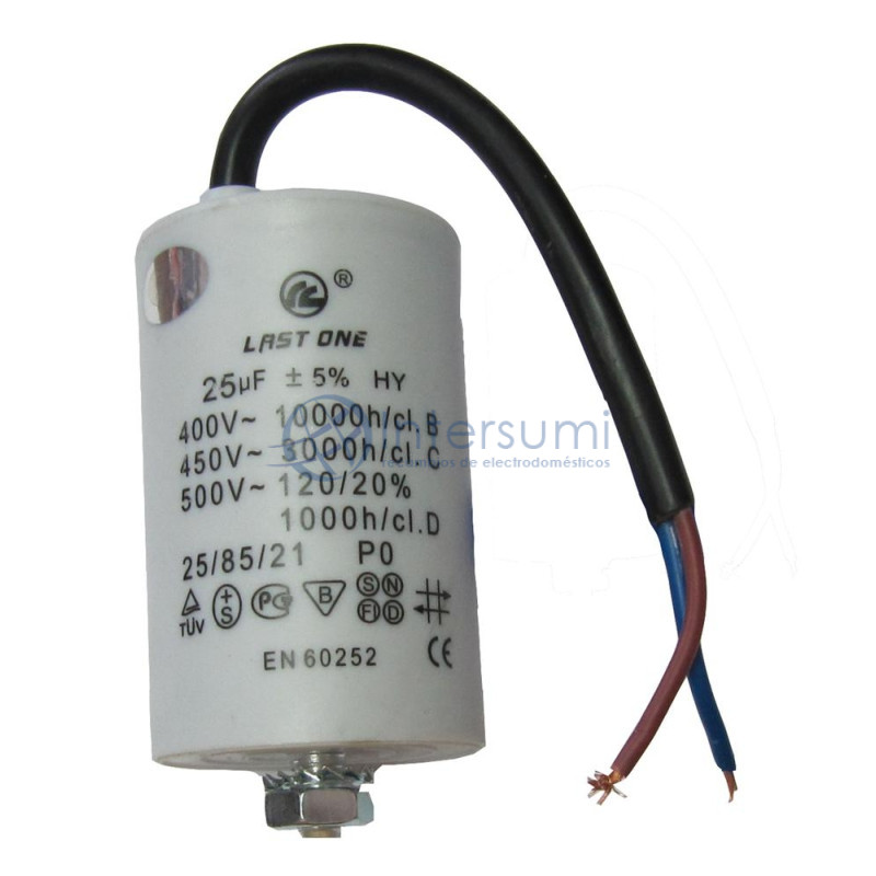 CONDENSATEUR BIPOLAIRE 40MF - 450V - AVEC CÂBLE 40MF CC
