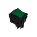 Pulsador bipolar verde 4 contactos 14AG051