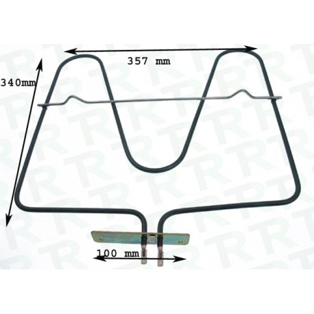 Resistencia inferior de horno 1700W 357X340mm 38ZN0012