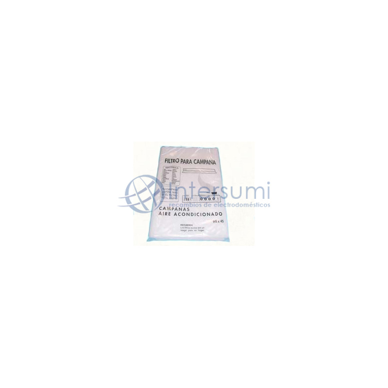 Filtre hotte aspirante universel en mousse 90 x 45cm 41CU0014