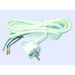 CÂBLE 3x0,75 EN SILICONE SCHUKO 49DM036