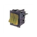 Interruptor doble luminoso ambar 49HF0701