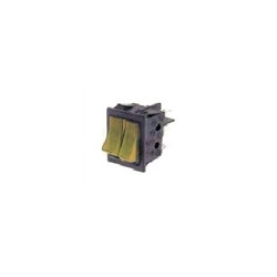 Interrupteur double lumineux ambre 49HF0701