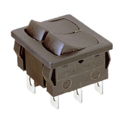 Double interrupteur, couleur noir 49HF100