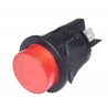 Bouton poussoir bipolaire rond rouge 49HF122