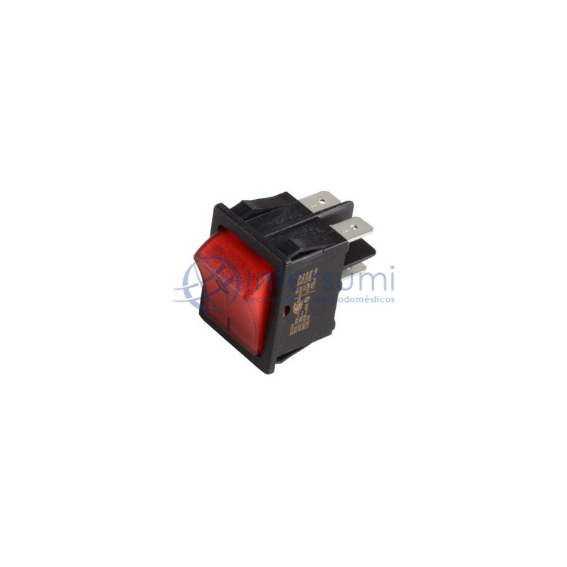 Interrupteur bipolaire lumineux 22mm x 19mm 49HF143