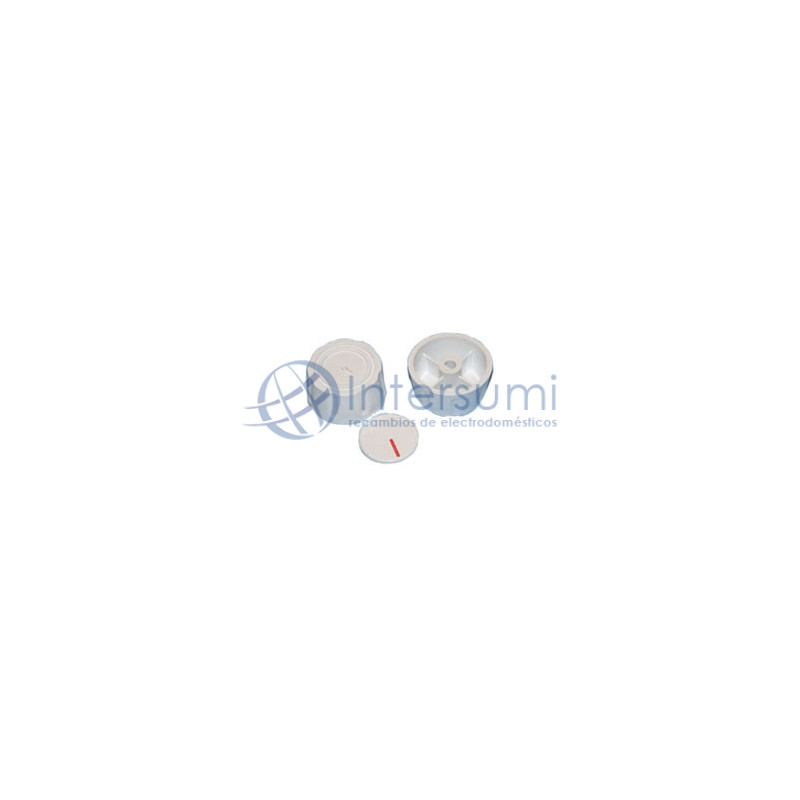 Bouton universel 6 mm blanc 73AB0025