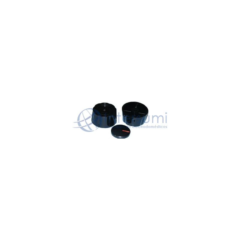 Bouton universel cc s/e 8mm noir 73AB0030