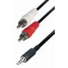 2rca m - jack 3,5 st 5m E-A49-5