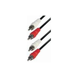 Câble 2 RCA mâle - 2 RCA mâle 5m A5