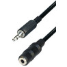 Câble Jack m 3,5ST - Jack f 3,5ST 2,5m A54