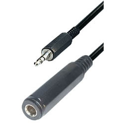 Câble Jack m 3,5ST - Jack f 6,3ST 0,2m A67