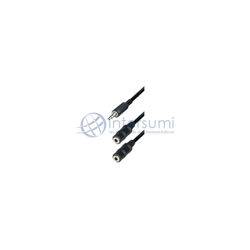 Câble Jack m 3,5ST - 2x Jack f 3,5ST 0,2m A71