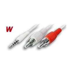 Câble audio pour iPhone 3,5mm st m - 2 x RCA f AI3W
