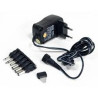 Adaptateur secteur, 3 à 12V, 1500 mA E-NE1500R