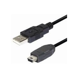 Câble USB type A mâle - 5 pin Mini USB mâle E-C158