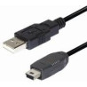 Câble USB type A mâle - 5 pin Mini USB mâle E-C158