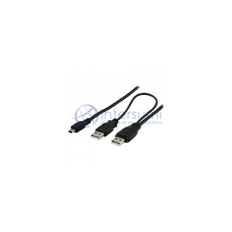 Câble 2 USB type A femelle - 5 pin Mini USB femelle C165