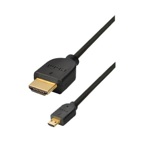 Cable HDMI alta velocidad HDMI macho tipo a - MicroHDMI macho tipo d, 2 metros