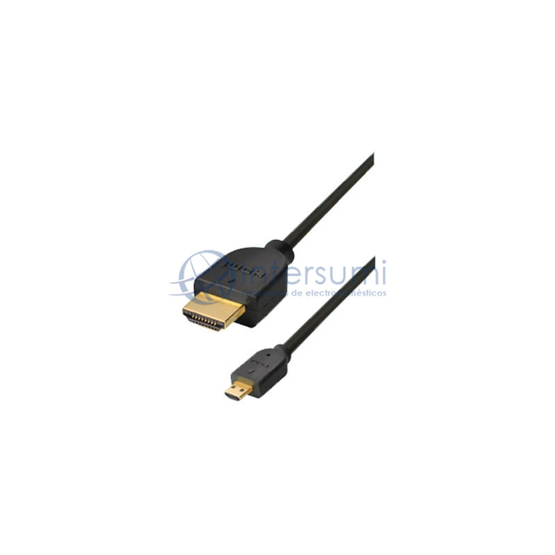 Câble HDMI haute vitesse HDMI mâle type A - MicroHDMI mâle type D, 2 mètres