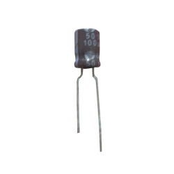 Condensateur électrolytique 100MF-50V CERL-100MF-50V