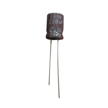 Condensador electrolitico 220MF / 25V CERL-220MF-25V