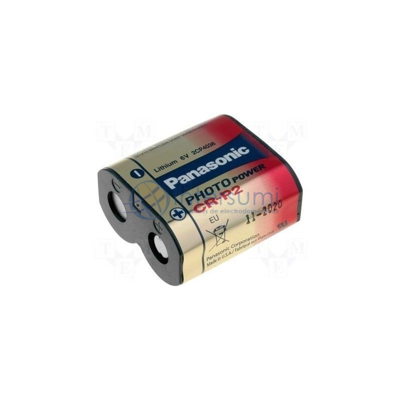 Pile CRP2 Panasonic 6V lithium
