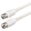 Cable antena iec macho-hembra blanco 1,5m E-FK1Z