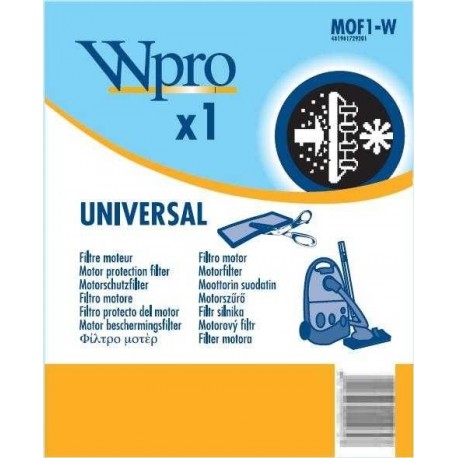 Filtro motor aspiradora universal MOF1-W 481981729201