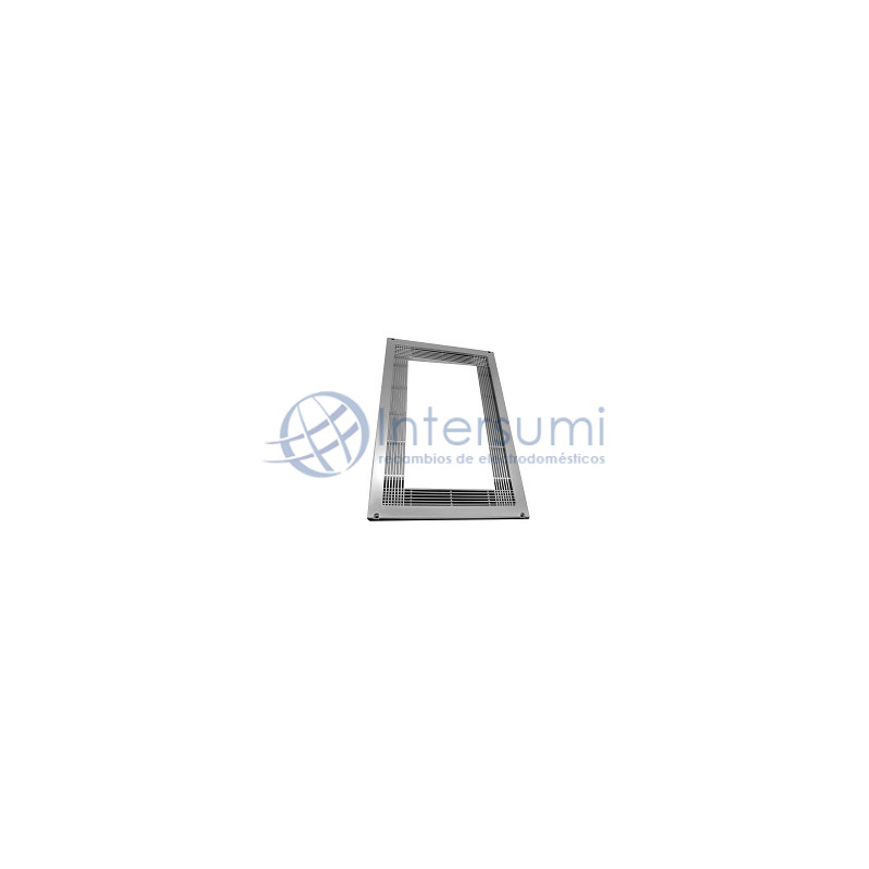 Cadre ventilation micro-ondes couleur nickel INOX 510UN0066