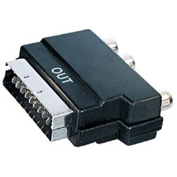 Adaptateur péritel vers 3xRCA (out) V49O