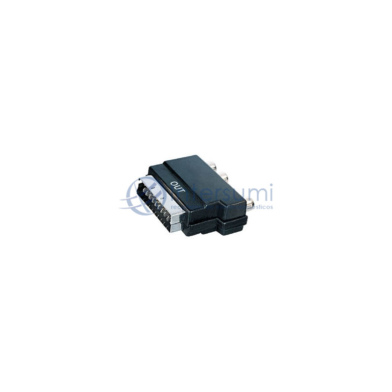 Adaptateur péritel vers 3xRCA (out) V49O