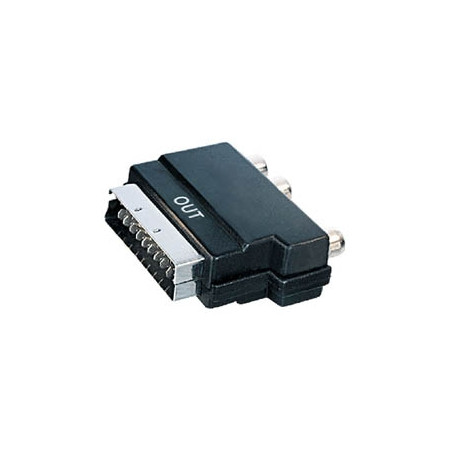 Adaptador euroconector a 3xRCA (out) V49O