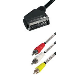 Câble péritel vers 3 x RCA mâle 2m V75