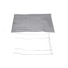 Filtre métallique hotte aspirante Whirlpool AKG767, AKR415, 49x36cm 481948048166