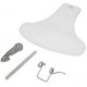 CONJUNTO MANETA PUERTA LAVADORA ARISTON INDESIT, WIDL126EX, 096865 C00096865