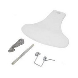 Ensemble poignée porte lave-linge Ariston Indesit, WIDL126EX, 096865 C00096865