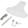 Ensemble poignée porte lave-linge Ariston Indesit, WIDL126EX, 096865 C00096865