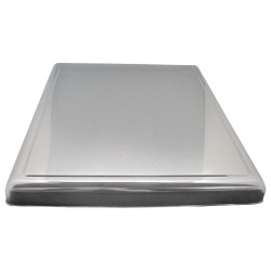Couvre-plaque en inox gravé dimensions 610 x 520 x 52 mm 40CU1920