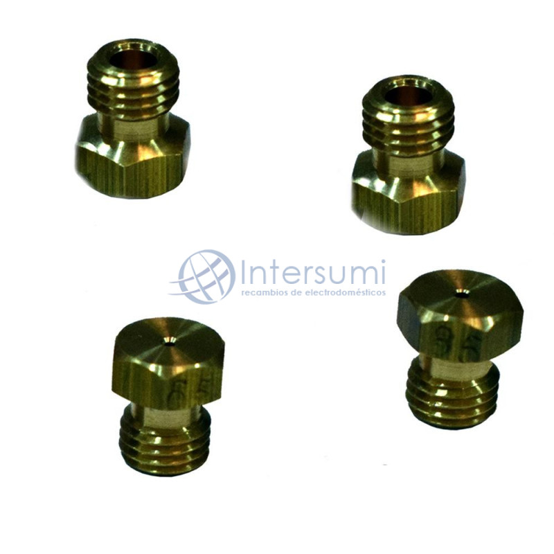 Kit injecteurs cuisinière butane Teka M-6, 1 unité 0,50 dia + 1 de 0,85 + 2 de 0,65 4114056140