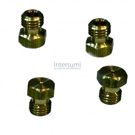 KIT INYECTORES COCINA BUTANO TEKA M-6, 1 UND. 0,50 dia + 1 DE 0,85 + 2 DE 0,65. 4114056140