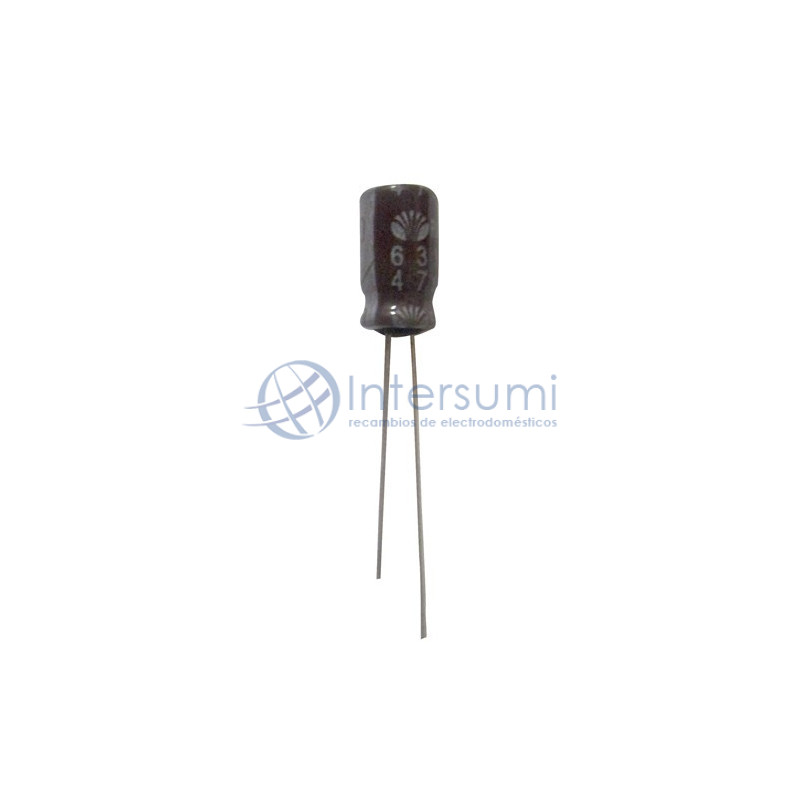 Condensateur électrolytique 47MF-63V CERL-47MF-63V