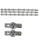 Tiras led para televisor Vestel 40 pulgadas 0.35A Tiras Tipo A (2), B (2), C (1) 23283024