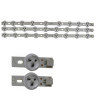 Bandes LED pour téléviseur Vestel 40 pouces 0.35A Bandes Type A (2), B (2), C (1) 23283024