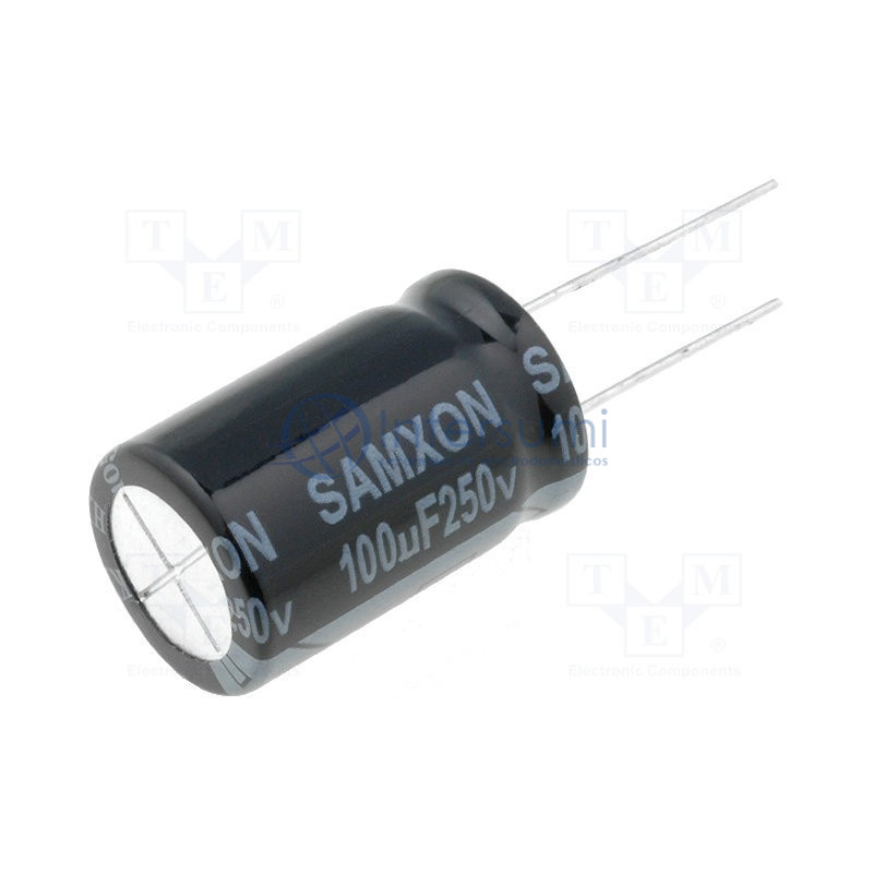 Condensateur électrolytique 100MF-250V CERL-100MF-250V