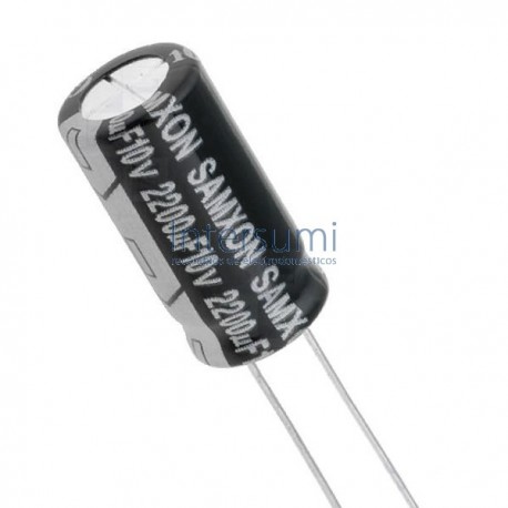 Condensador electrolítico 2200MF-10V  CERL-2200MF-10V