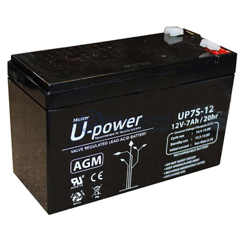 BATTERIE PLOMB 12V-7A, DIMENSIONS: 150X94X6 BATEP12.7