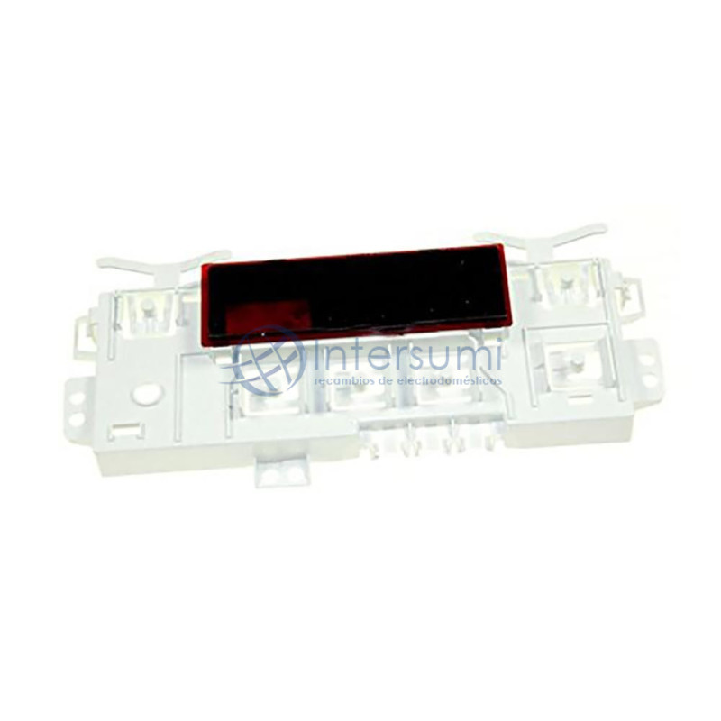 Support module contrôle lave-vaisselle Fagor, afficheur rouge AS0015074